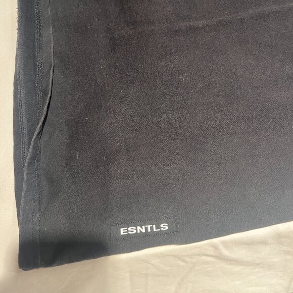 Oversized Black Heavyweight Tee from ESNTLS Size Large - Picture 2 of 7